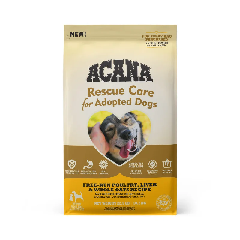 ACANA Rescue Care For Adopted Dogs Premium Dry Food Free-Run Poultry Liver & Whole Oats Recipe