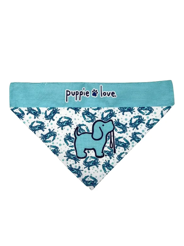 CRAB PATTERN PUP DOG BANDANA