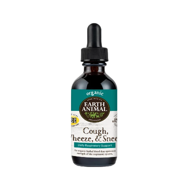 Earth Animal Cough, Wheeze & Sneeze Remedy 2oz