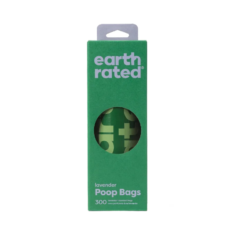 Earth Rated Bulk Single Roll Poop Bags Lavender 300 Count