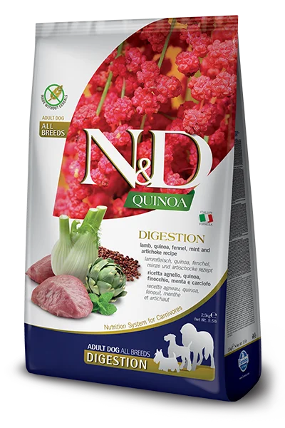 Farmina N&D Quinoa and Lamb Grain-Free Digestion Dog Food