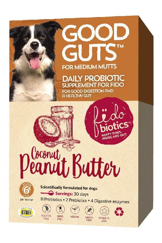 Fidobiotics Good Guts Daily Probiotic Supplement For Medium Dogs