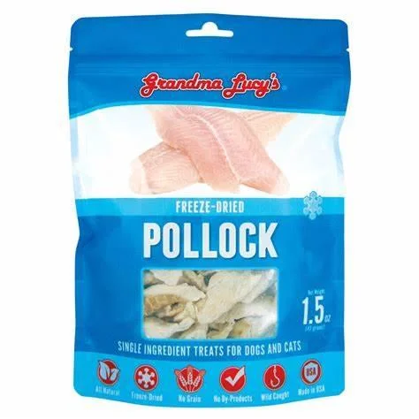 Grandma Lucy's Singles Pollock Freeze-Dried Dog Treats