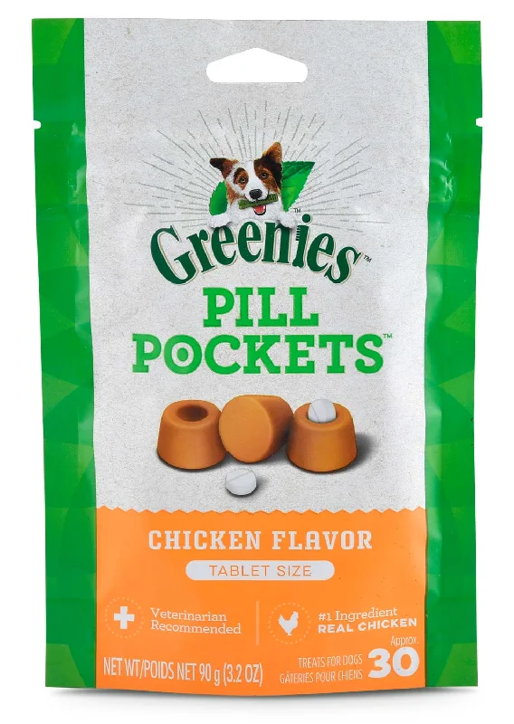 Greenies Pill Pockets for Tablets, 30 Count