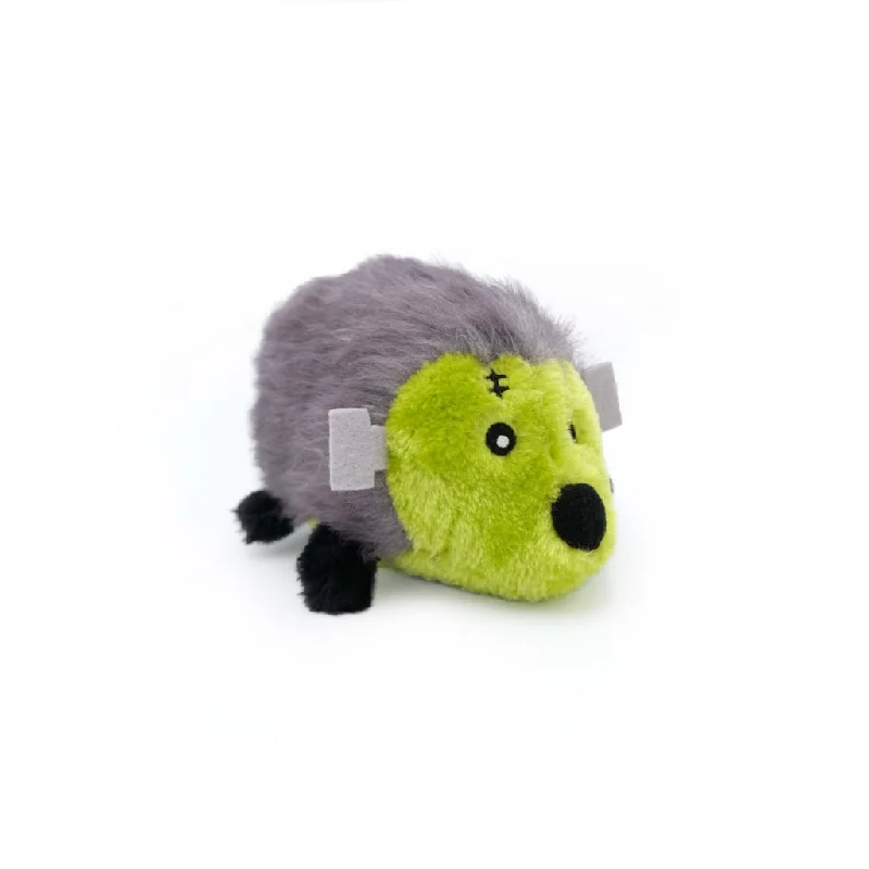 Zippy Paws Halloween 2024 Hedgehog Plush Dog Toy, Large Frankenstein's Monster