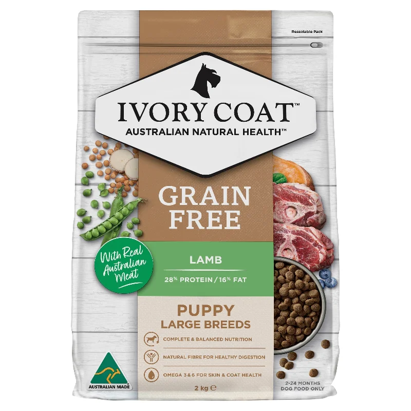 Ivory Coat Grain Free Lamb Large Breed Puppy Dry Food 2kg