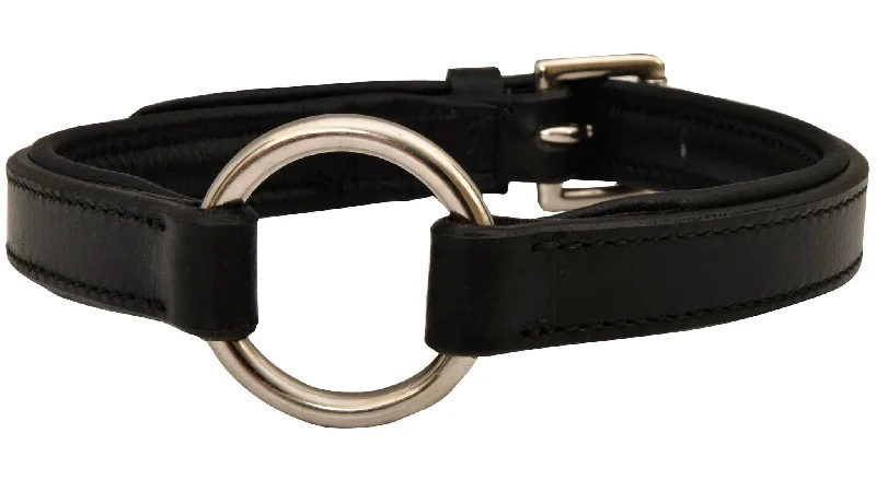 Jeffers Premium Padded Black Leather Collars