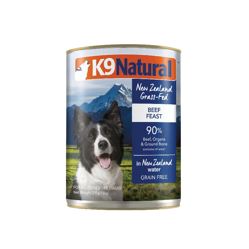 K9 Natural Beef Feast Wet Dog Food 370g