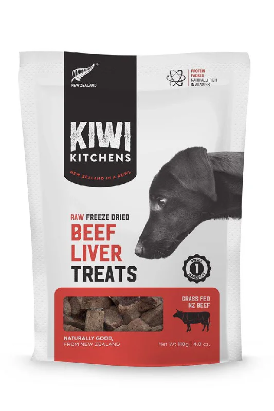 Kiwi Kitchens Freeze Dried Beef Liver Dog Treats