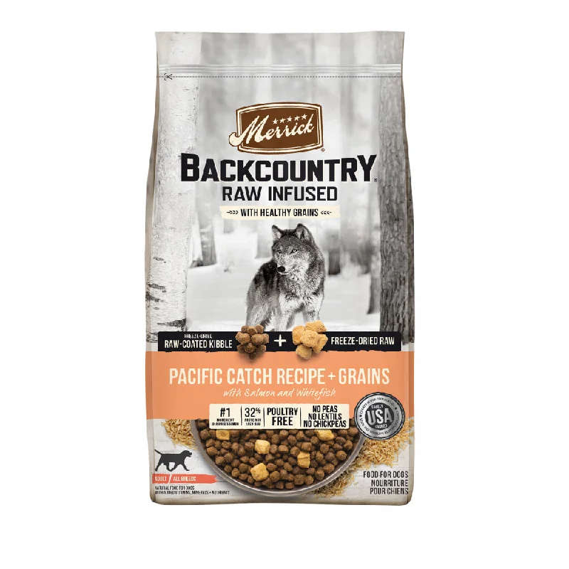 Merrick Backcountry Raw Infused with Healthy Grains Pacific Catch Recipe Dry Dog Food