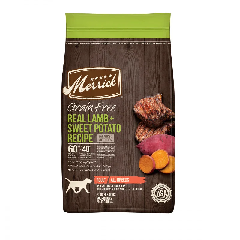 Merrick Grain Free Real Lamb & Sweet Potato Recipe Dry Dog Food