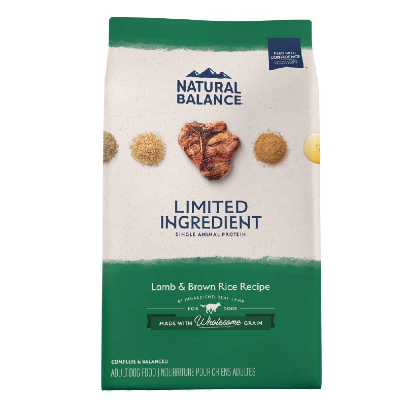 Natural Balance L.I.D. Limited Ingredient Diets Lamb & Brown Rice Formula Dry Dog Food