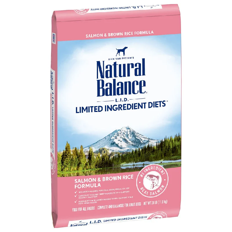 Natural Balance L.I.D. Limited Ingredient Diets Salmon & Brown Rice Formula Dry Dog Food