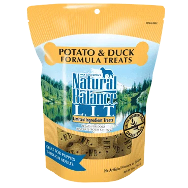 Natural Balance L.I.T. Limited Ingredient Treats Potato and Duck Dog Treats