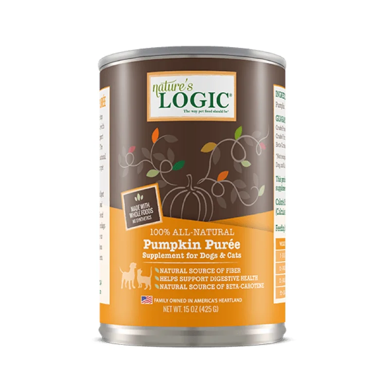 Nature's Logic 100% Natural Pumpkin Puree Can 13oz