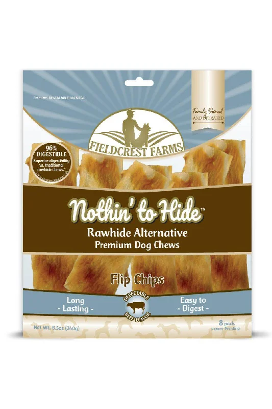 Nothin to Hide Beef Flip Chips 8 Pack Bag