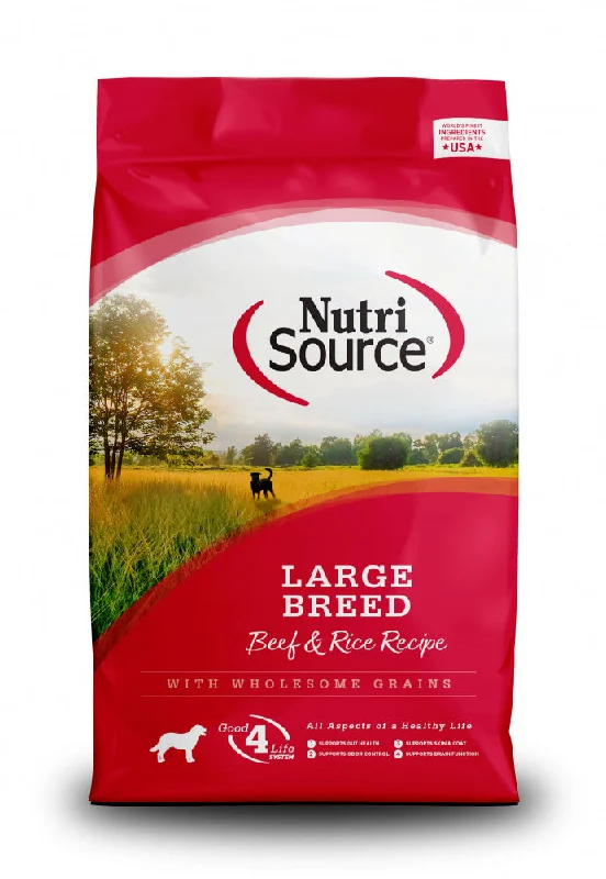 NutriSource Large Breed Beef & Rice Recipe Dry Dog Food