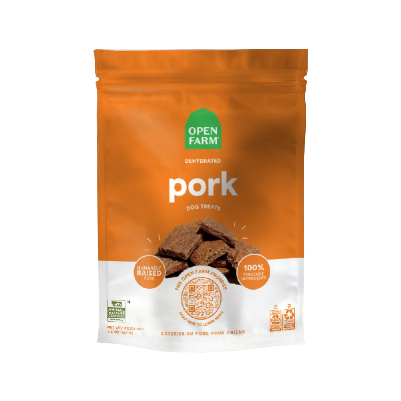 Open Farm Dehydrated Grain Free Pork Dog Treats