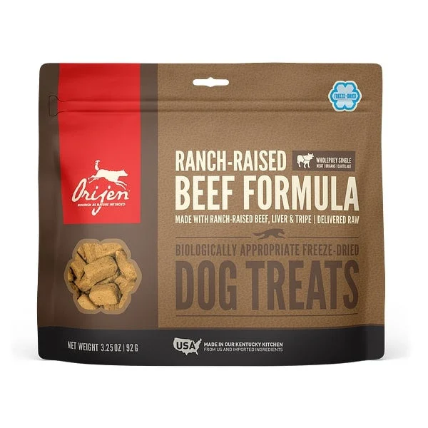 ORIJEN Freeze Dried Ranch Raised Beef Dog Treats