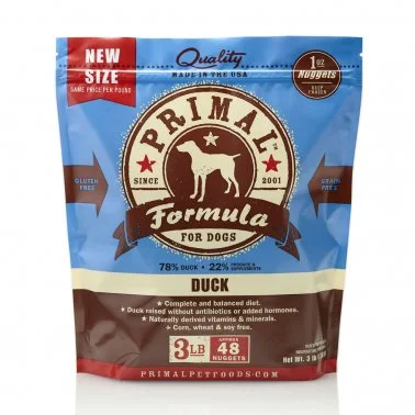 Primal Frozen Raw Duck Dog Food