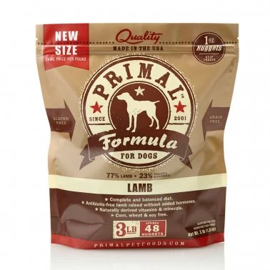 Primal Frozen Raw Lamb Dog Food