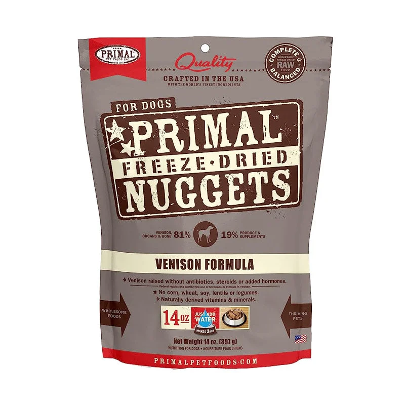 Primal Venison Formula Freeze Dried Nuggets 14oz