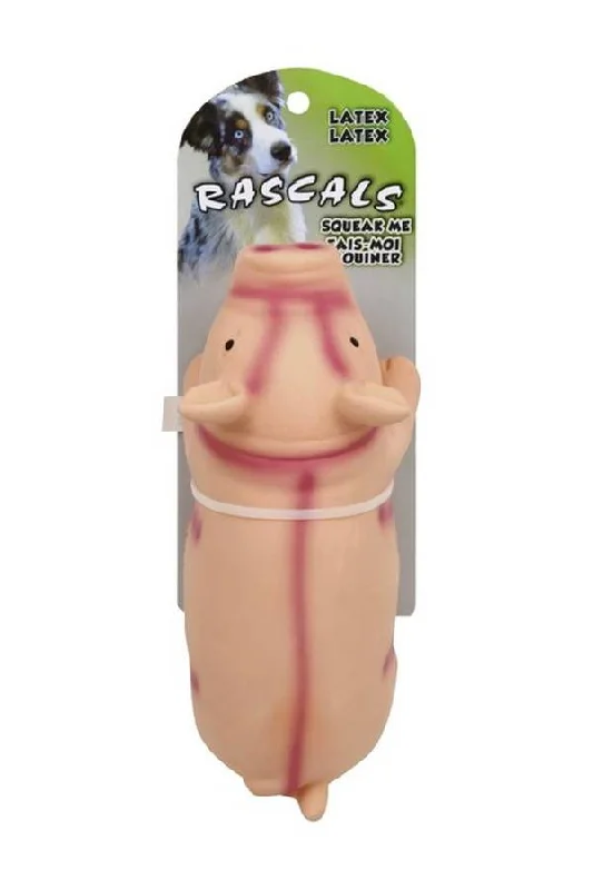 Rascal Latex Pink Pig Dog Toy