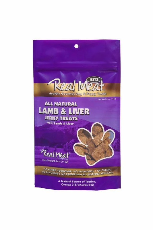 Real Meat Lamb and Liver Bitz Jerky Treats