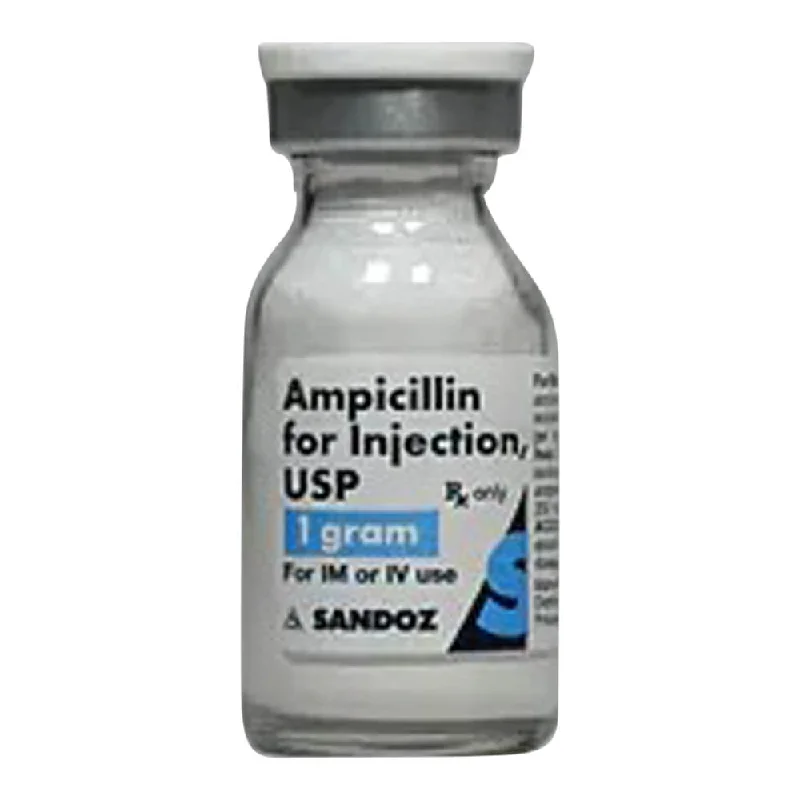 Rx Ampicillin Inj, 1 gm