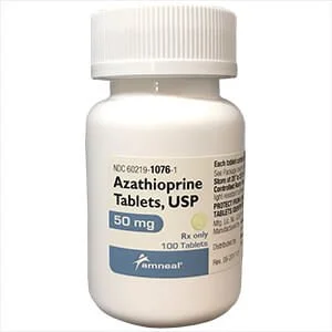 Rx Azathioprine, 50mg x 100 Tablets