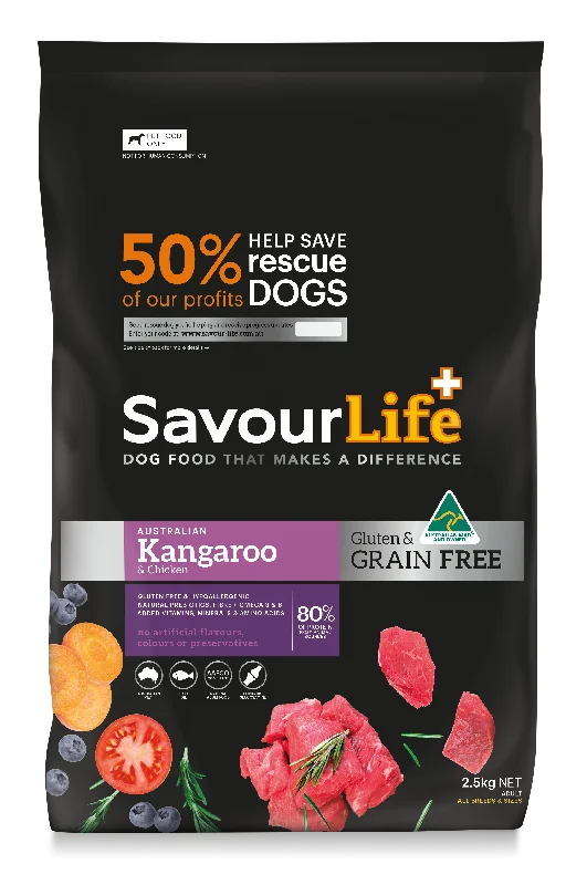 SavourLife Grain Free Adult Dog Australian Kangaroo & Chicken Dry Food