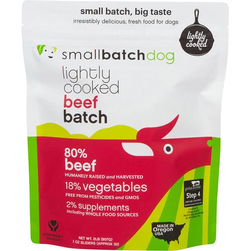 Smallbatch Lightly Cooked Beef Batch Dog Food