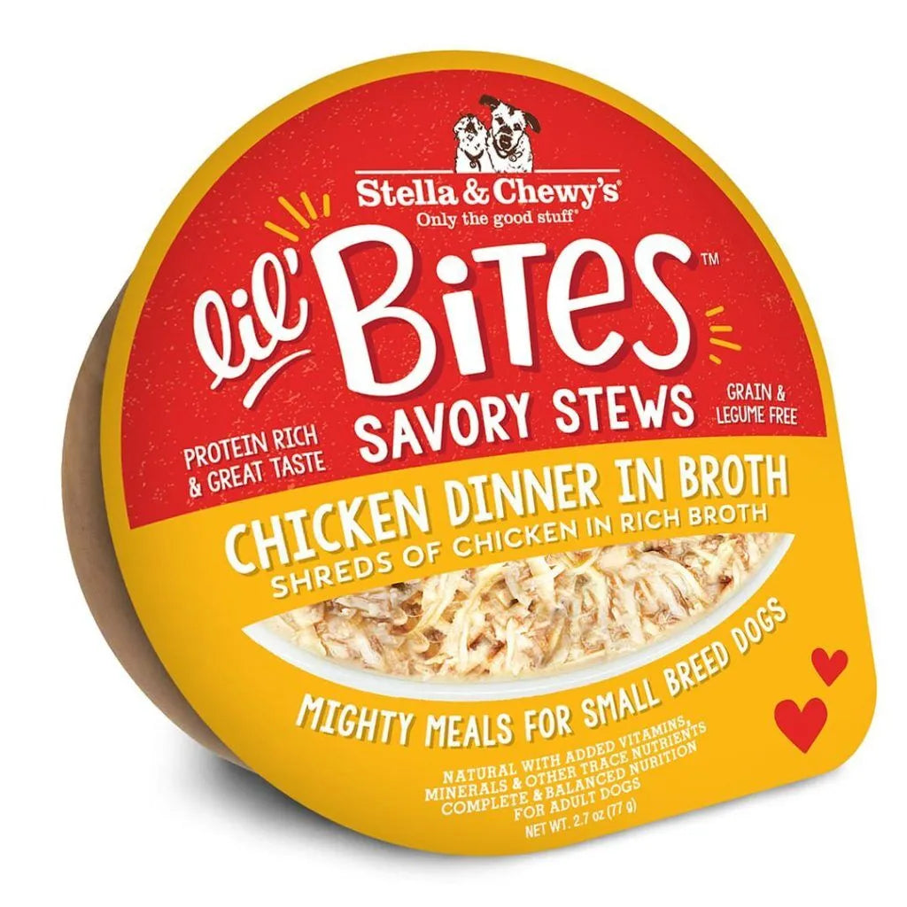 Stella and Chewy's Lil' Bites Savory Stews - Wet Mixers and Toppers for Dogs