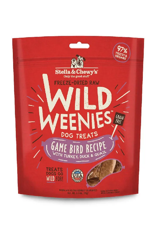 Stella and Chewy's Wild Weenies Game Bird Dog Treats