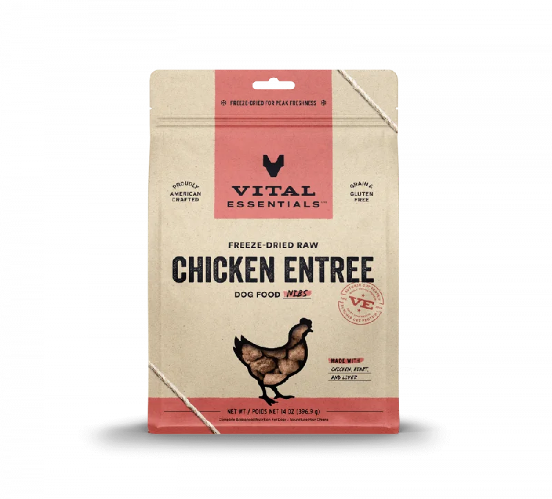 Vital Essentials Chicken Nibblets Freeze Dried Dog Food