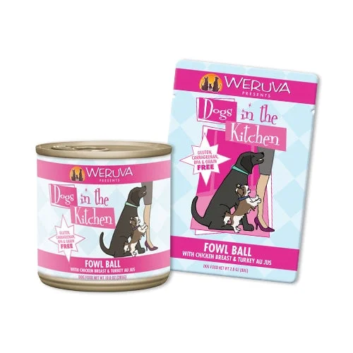 Weruva Dogs in the Kitchen Fowl Ball Dog Food