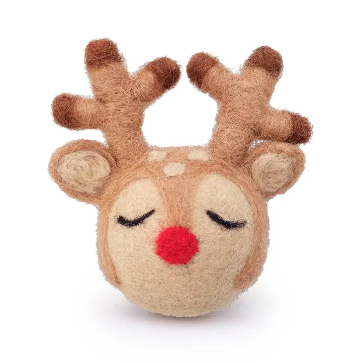 Woolly Reindeer Cat Toy