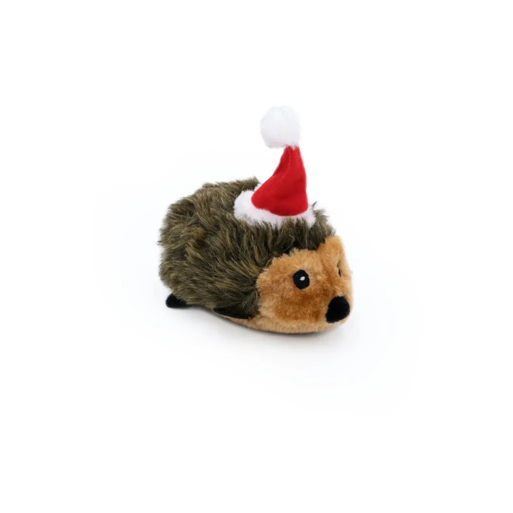 ZippyPaws Christmas Hedgehog Dog Toy