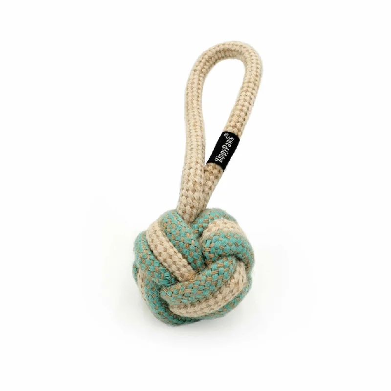 ZippyPaws ecoZippy Cotton & Jute Ball Dog Toy