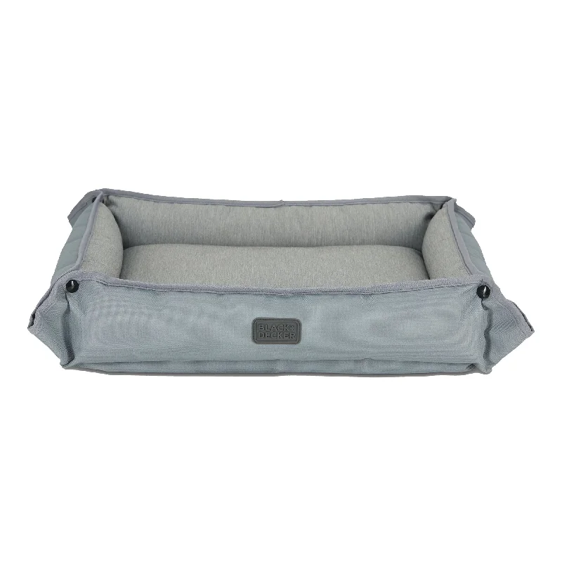 Grey Pet Premium Bed For Medium Dogs, 24 X 20 X 3-Inch