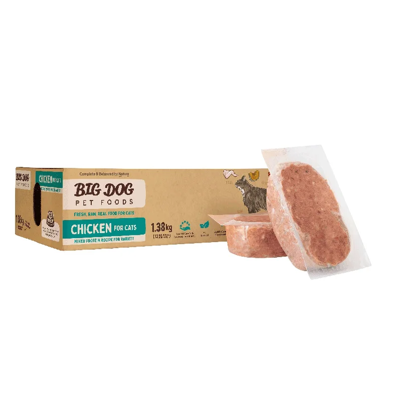 Big Dog for Cats BARF Chicken Raw Cat Food 1.38kg