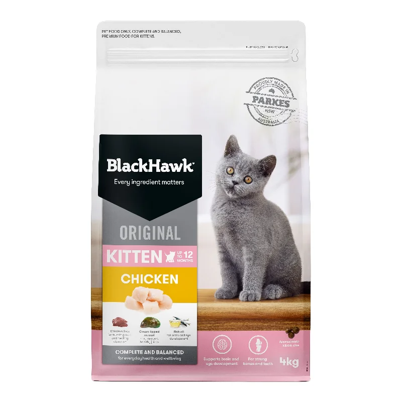 Black Hawk Chicken Kitten Dry Food 4kg