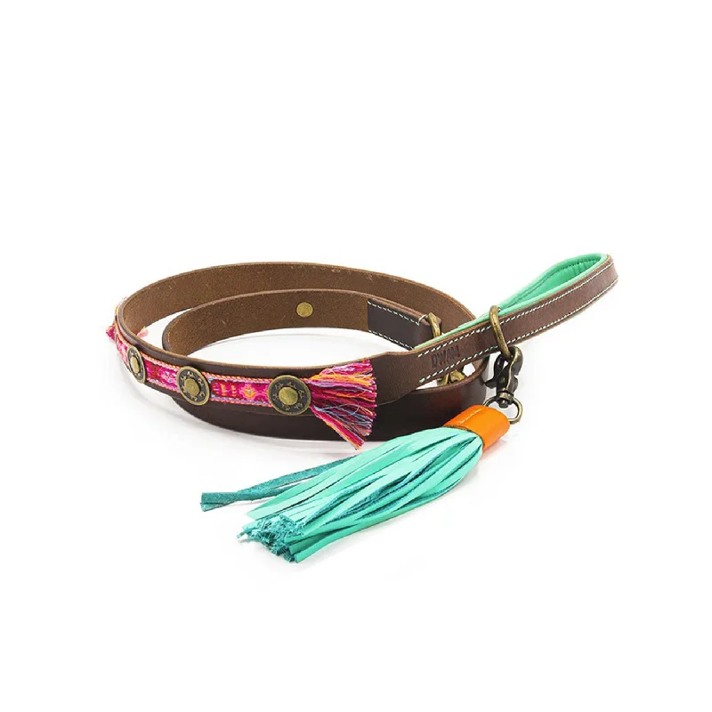 Boho Rosa Dog Lead by DWAM