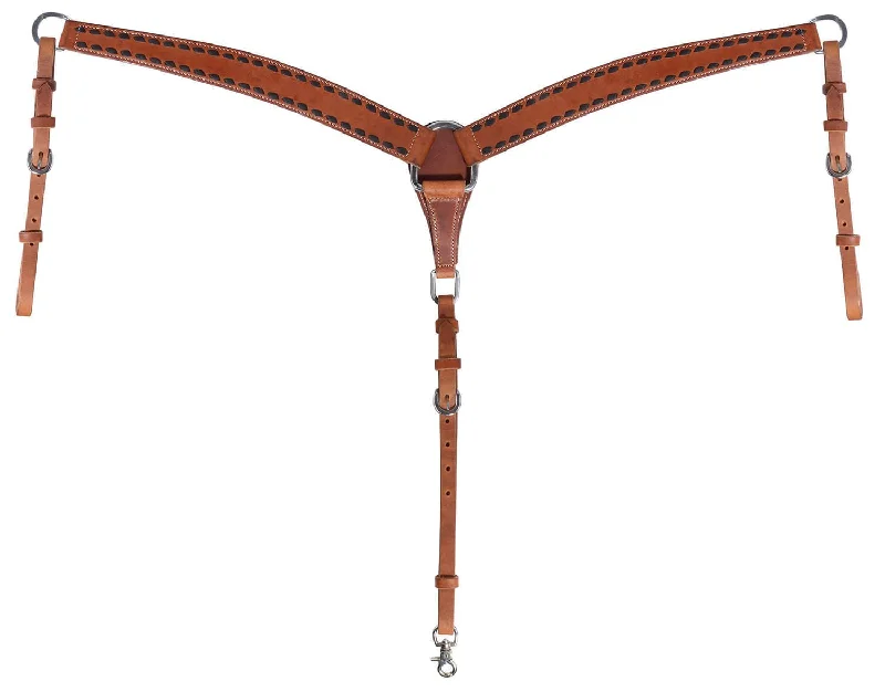 Buckstitch Harness Leather Breast Collar