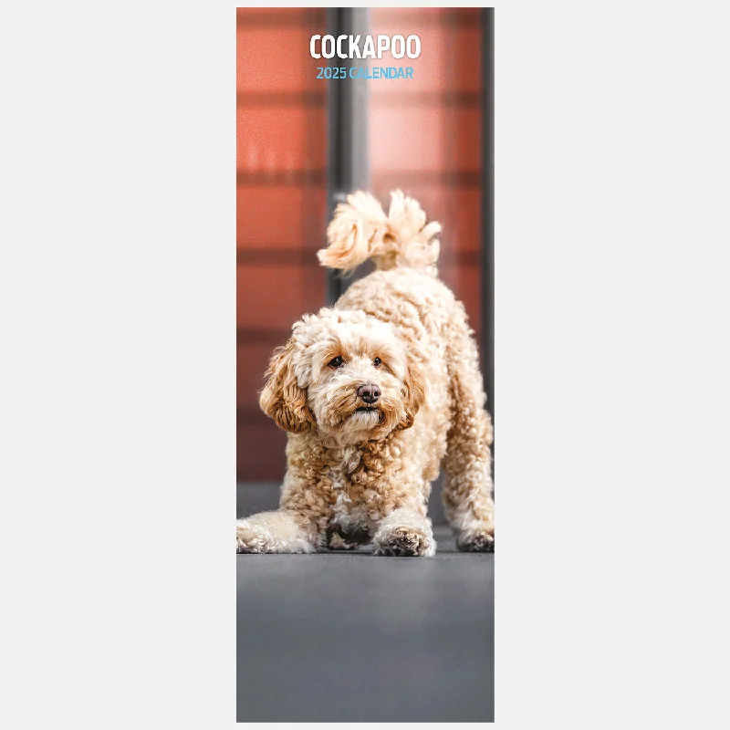 Cockapoo Slim Calendar 2025