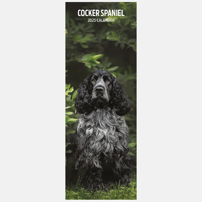 Cocker Spaniel Slim Calendar 2025