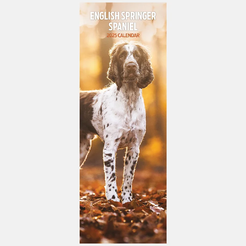 English Springer Spaniel Slim Calendar 2025