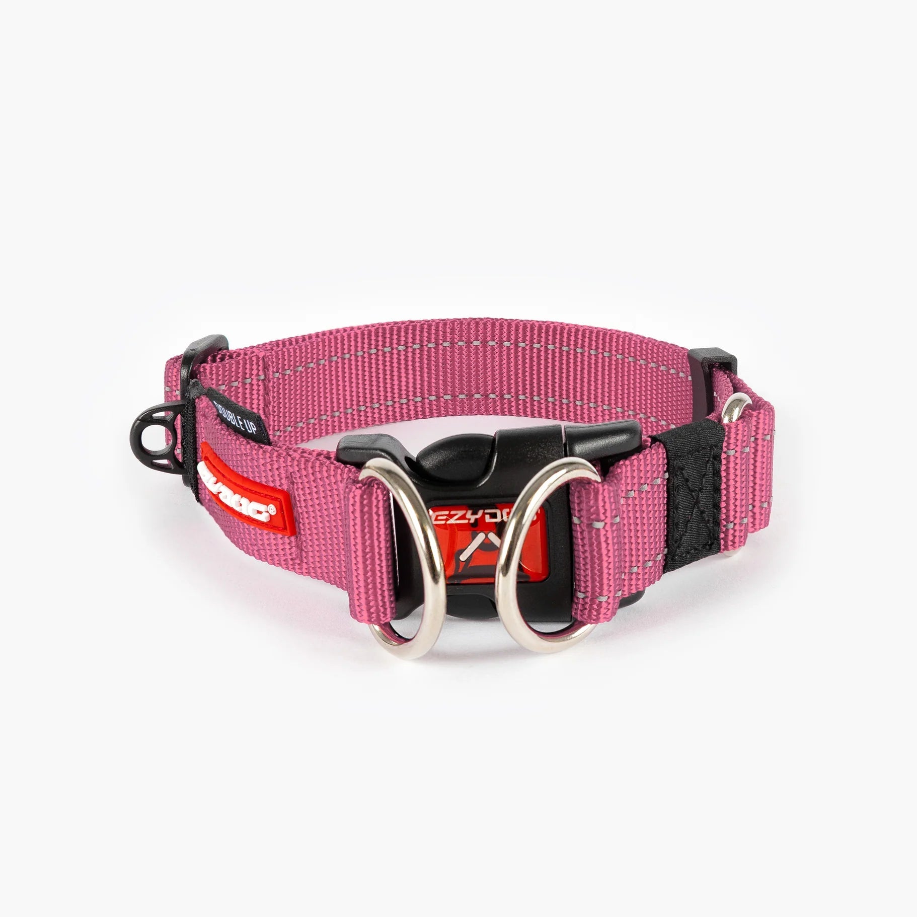 EzyDog Double Up Dog Collar Pink Extra Large