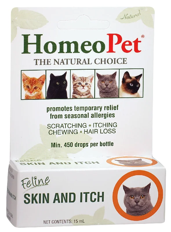 HomeoPet Feline Skin and Itch, 15 mL