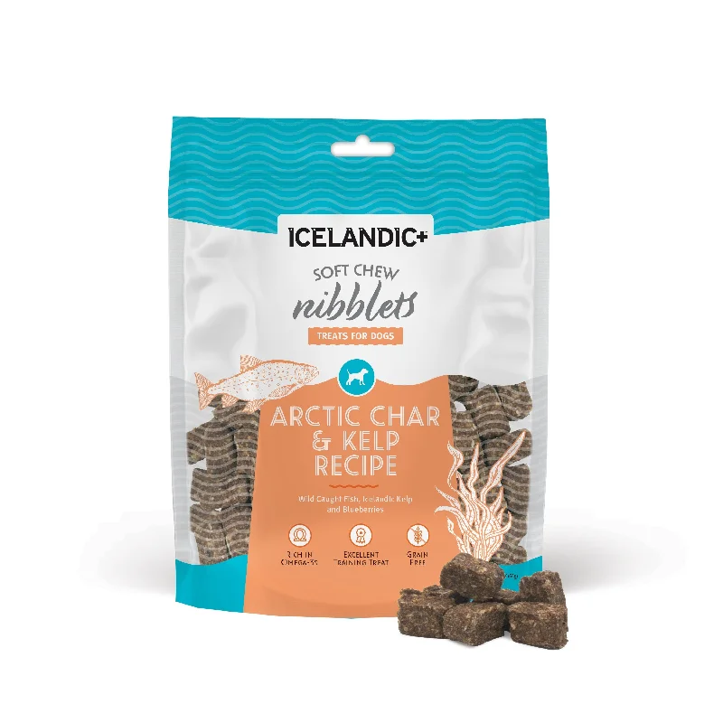 Icelandic+ Nibblets Arctic Chaar & Kelp Recipe Soft Dog Treats, 2.25oz